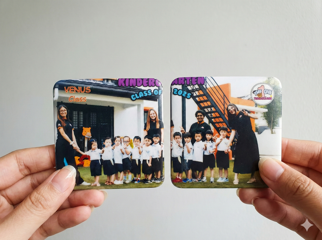 Square Photo Fridge Magnets