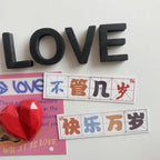 3D新年装饰波普艺术磁贴