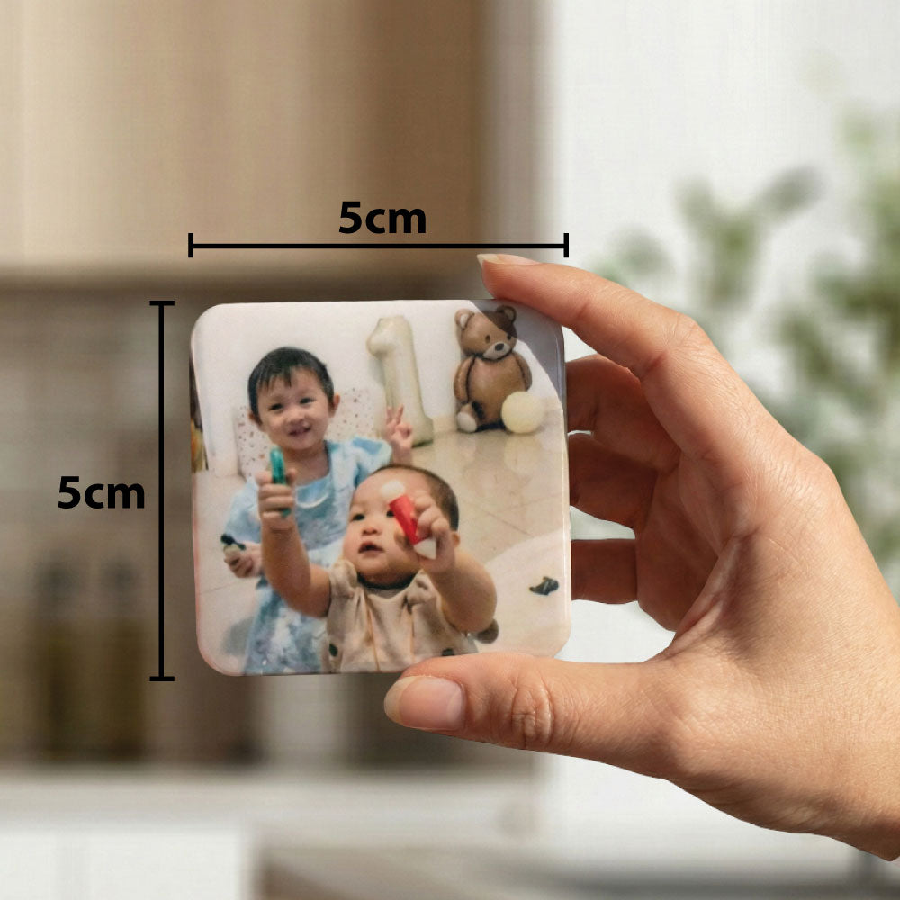 Square Photo Fridge Magnets