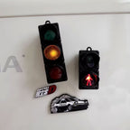 3D Traffic Light Pop-Art Magnets (With Light)